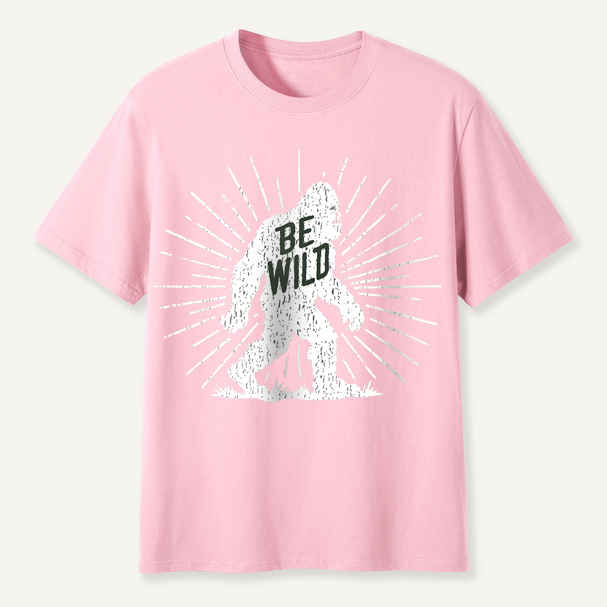Be Wild Bigfoot Silhouette T-Shirt