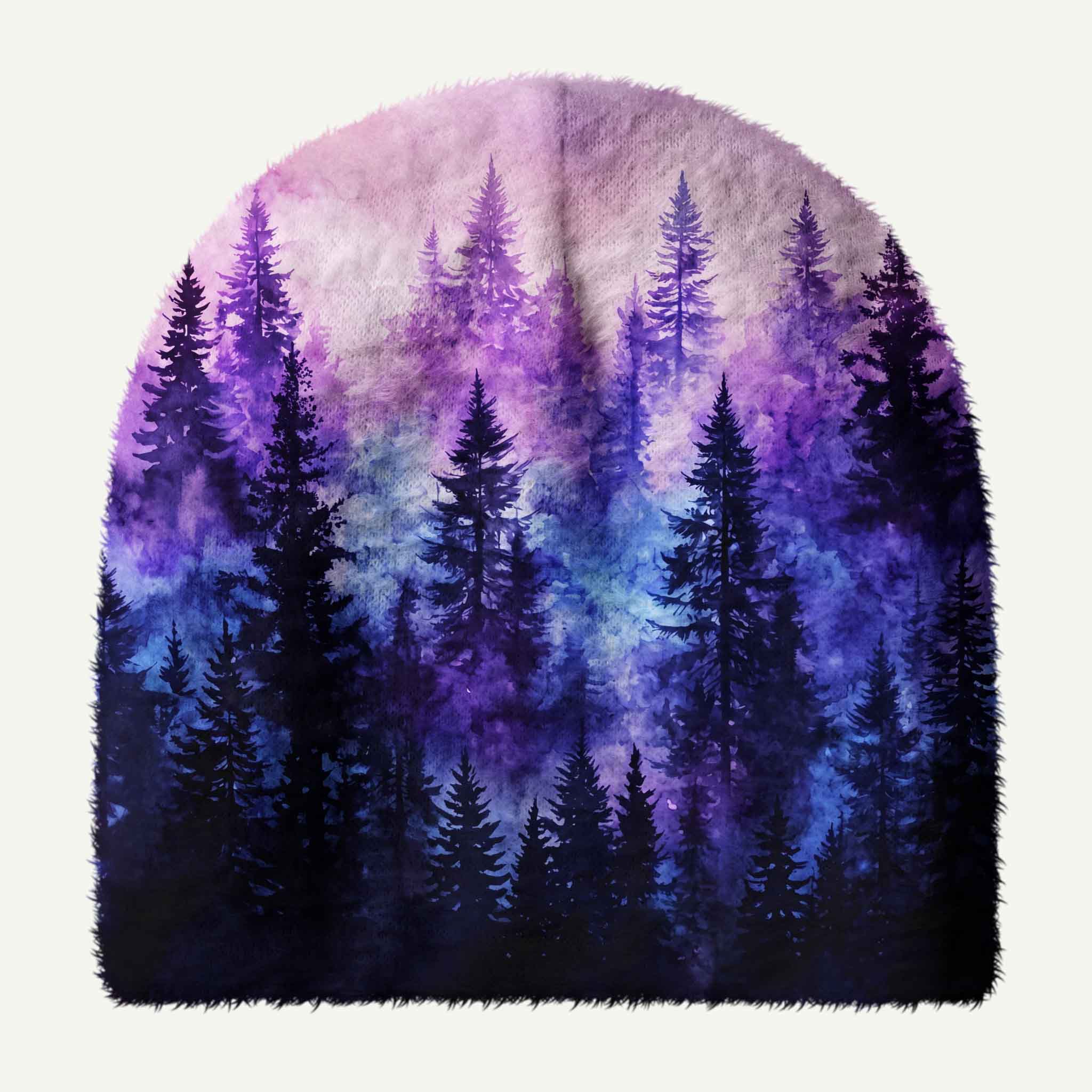Luminous Forest Plush Knit Hat