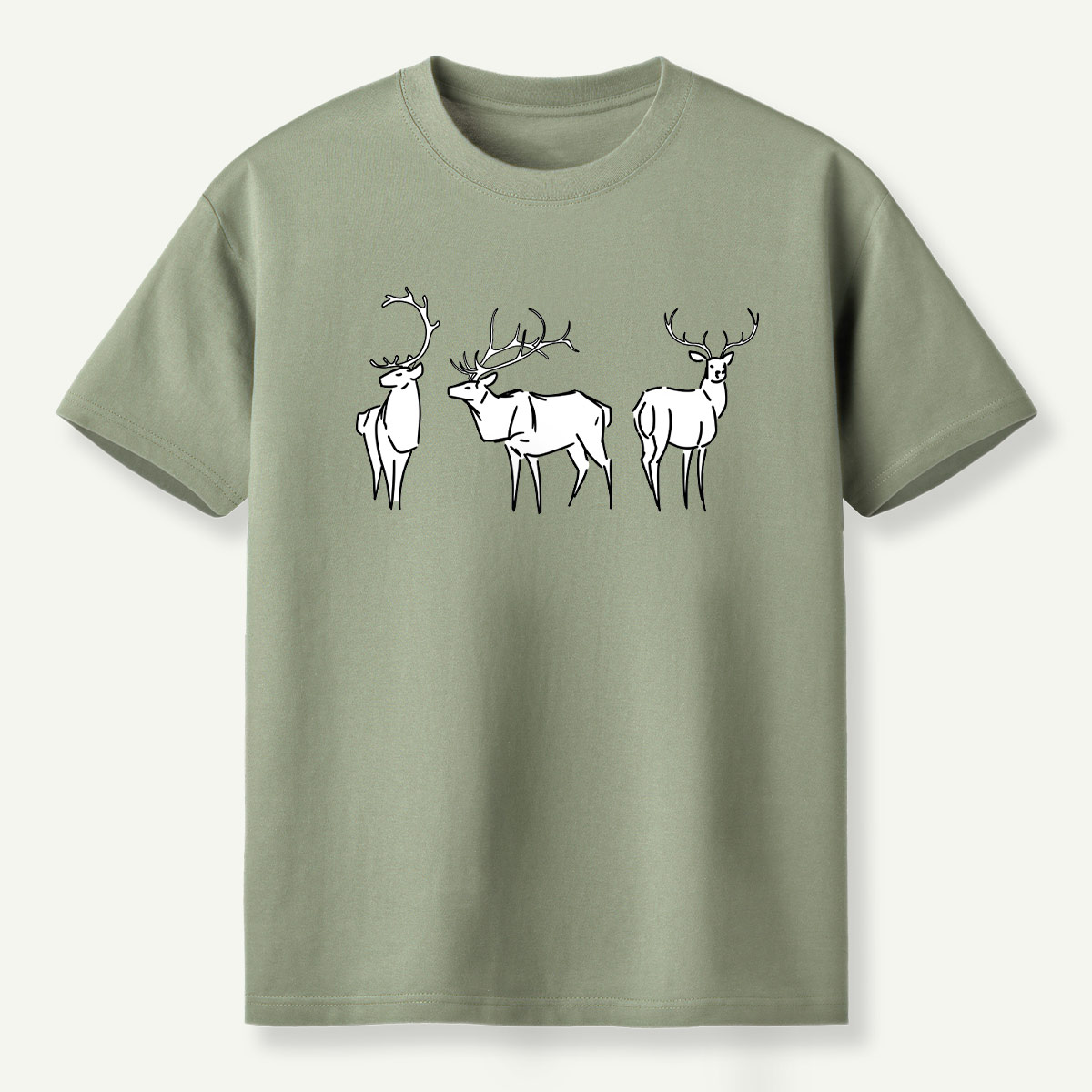 Deer Species Antler Study T-Shirt