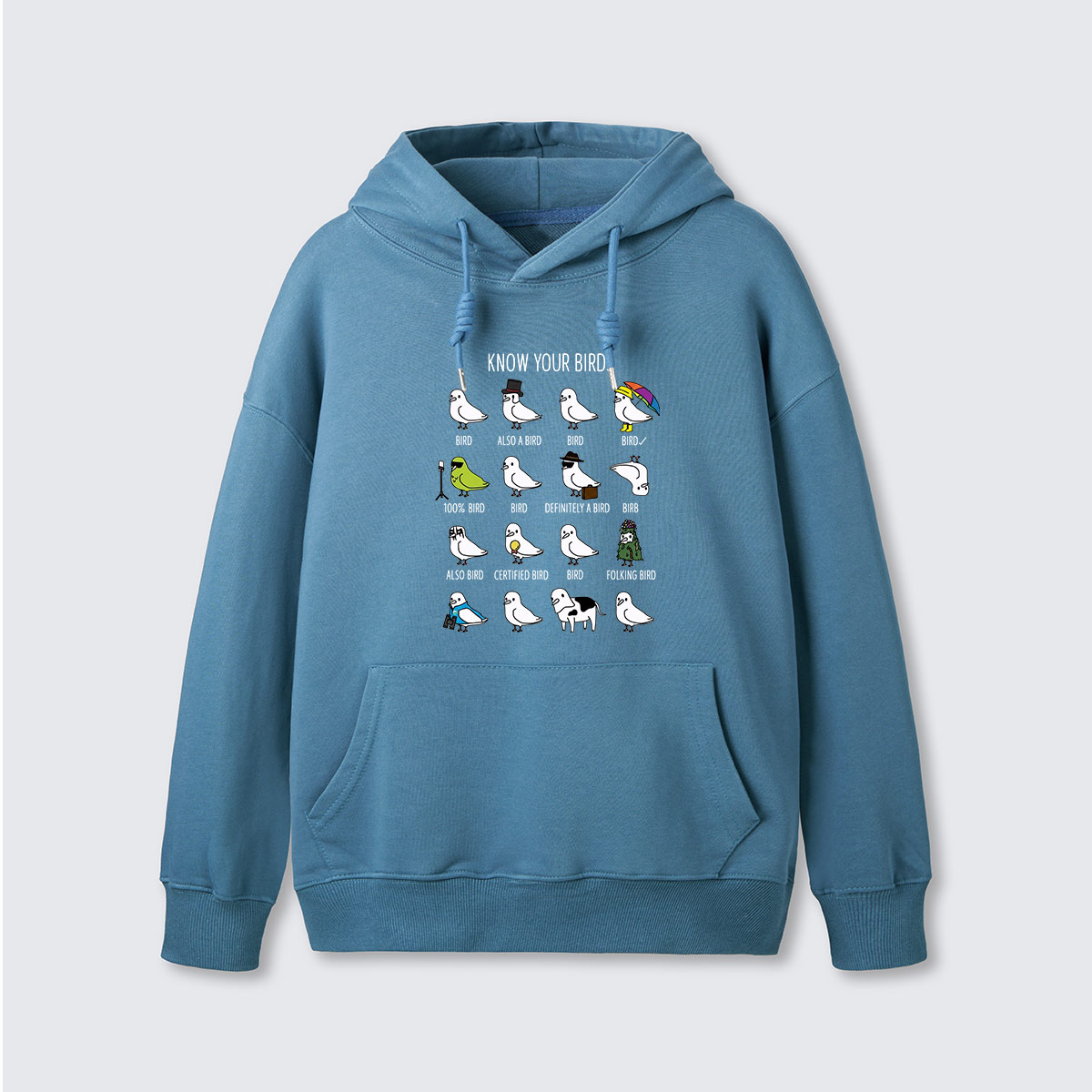 Know Your Birds Bird Chart Hoodie
