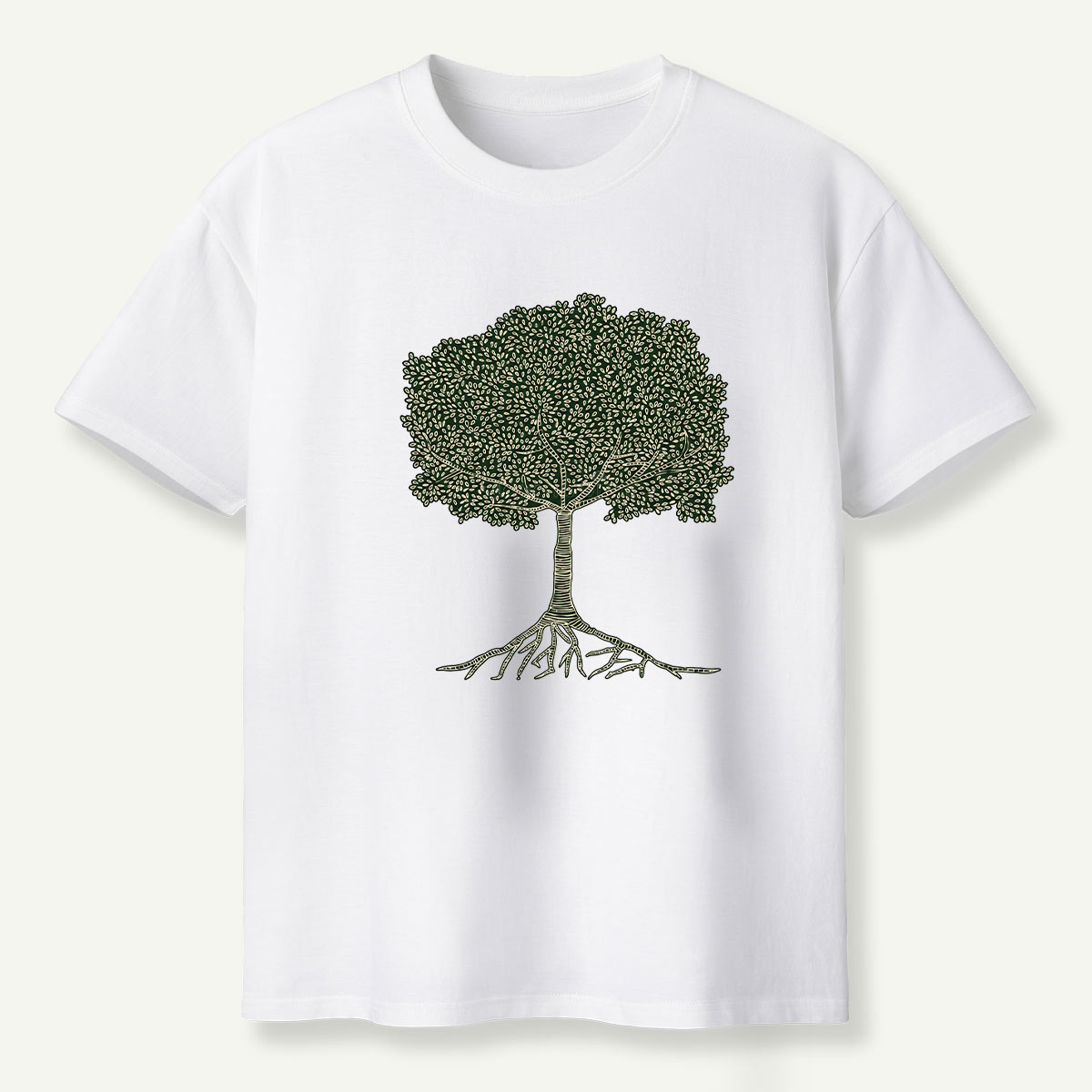 Tree Roots Of Life Silhouette T-Shirt