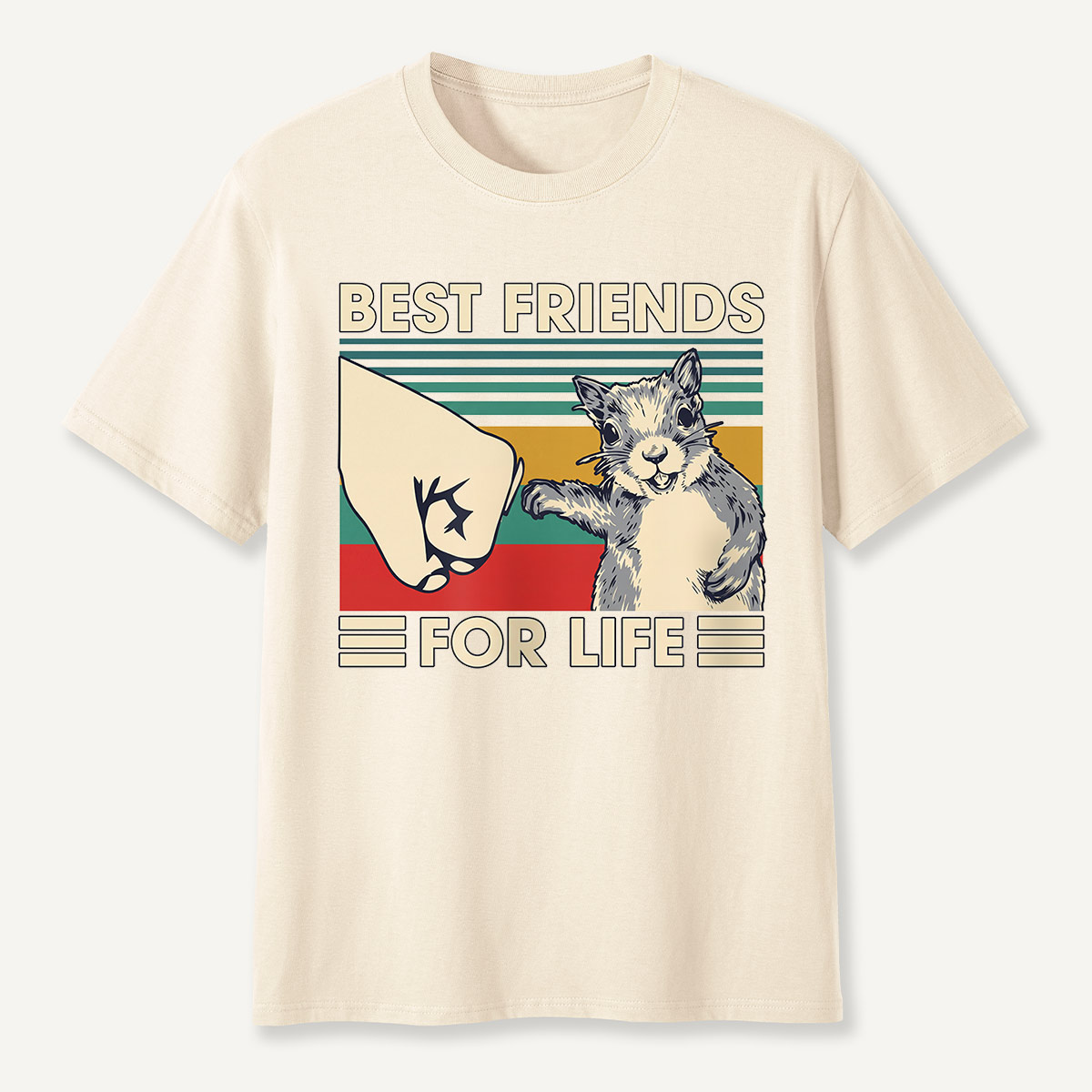 Best Friends for Life Cat Fist Bump T-Shirt