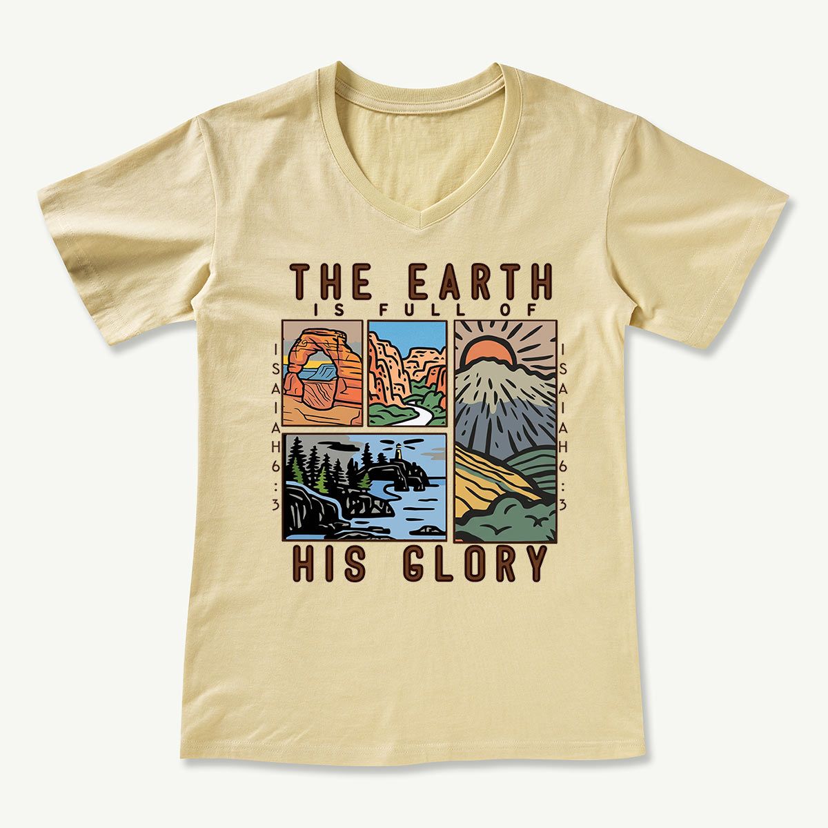Wilderness National Parks V-neck T-Shirt