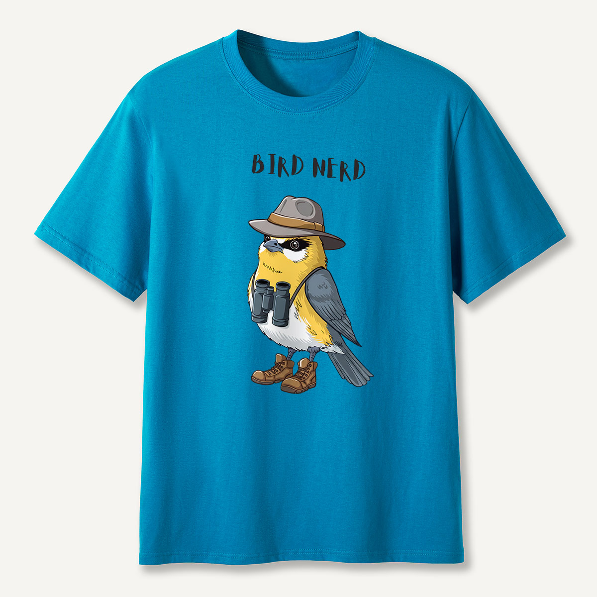 Bird Nerd Ranger Sparrow Cartoon T-Shirt