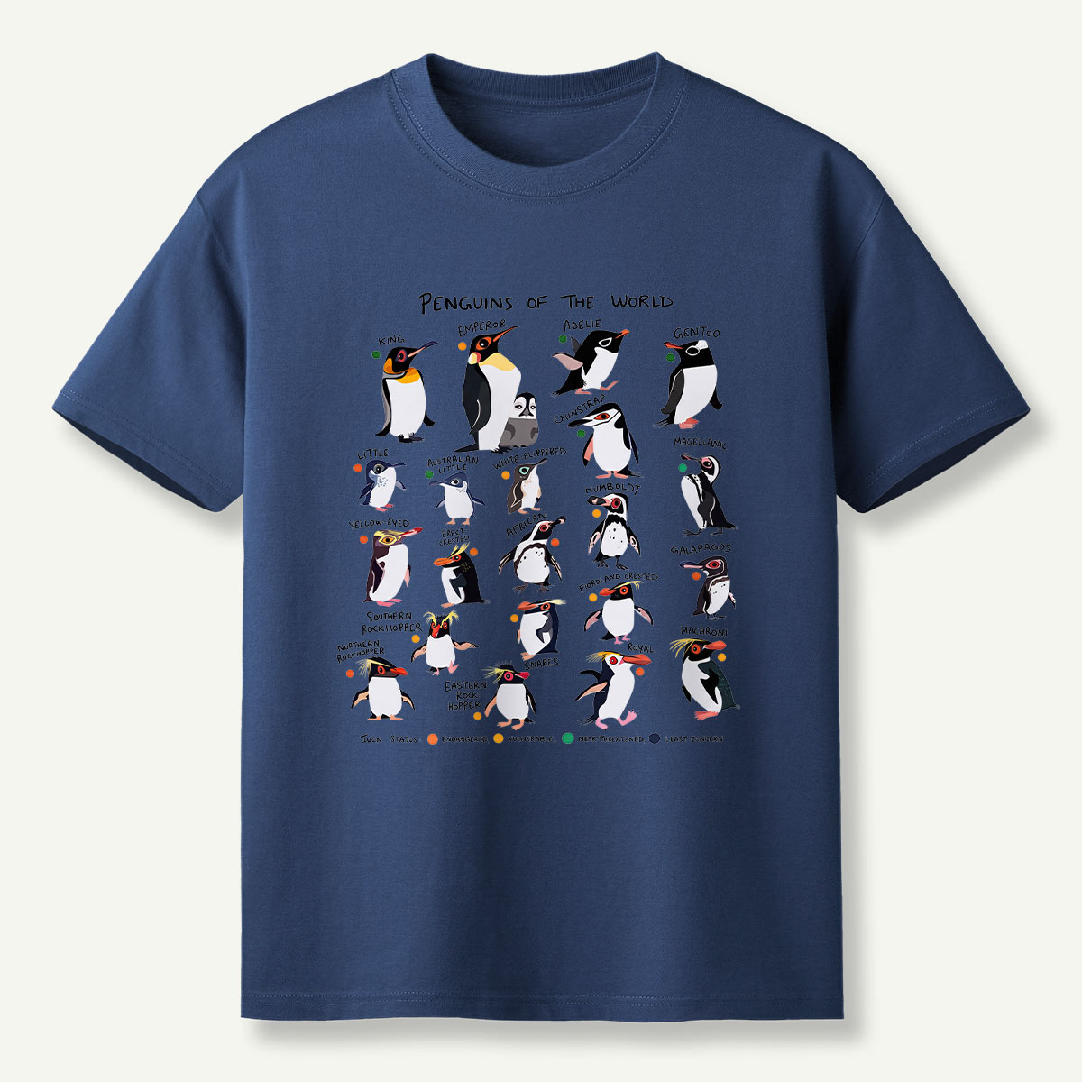 Penguins Of The World Guide T-Shirt