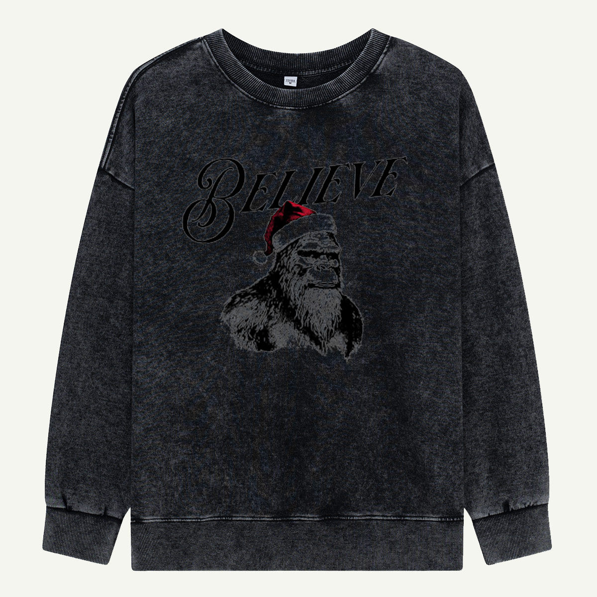 Believe Christmas Opossum Washed Sweatshirts