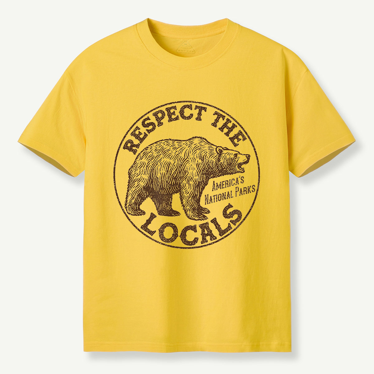 Respect the Locals Bear National Parks  T-Shirt
