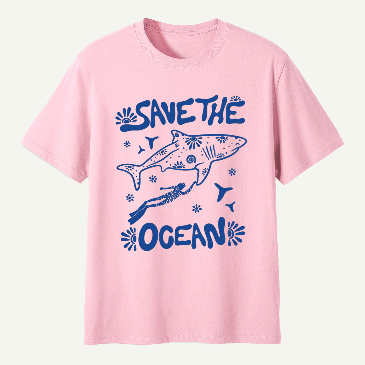 Save The Ocean Whale Marine Life T-Shirt
