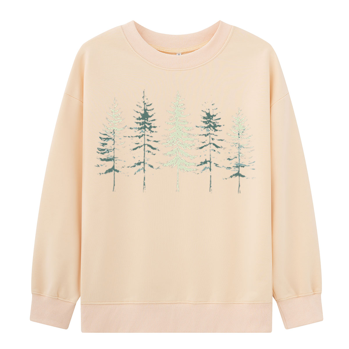 Minimal Pine Forest Silhouette Sweatshirts