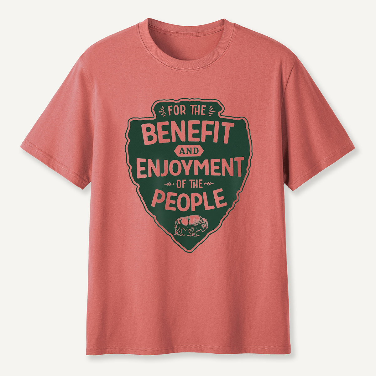 Benefit and Enjoyment of the People Park Badge T-Shirt