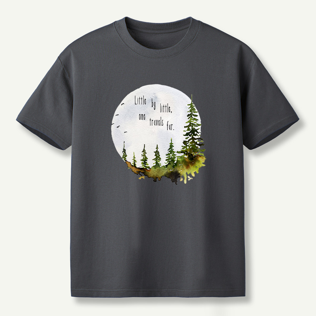 Life Is Better In The Woods Forest Circle T-Shirt