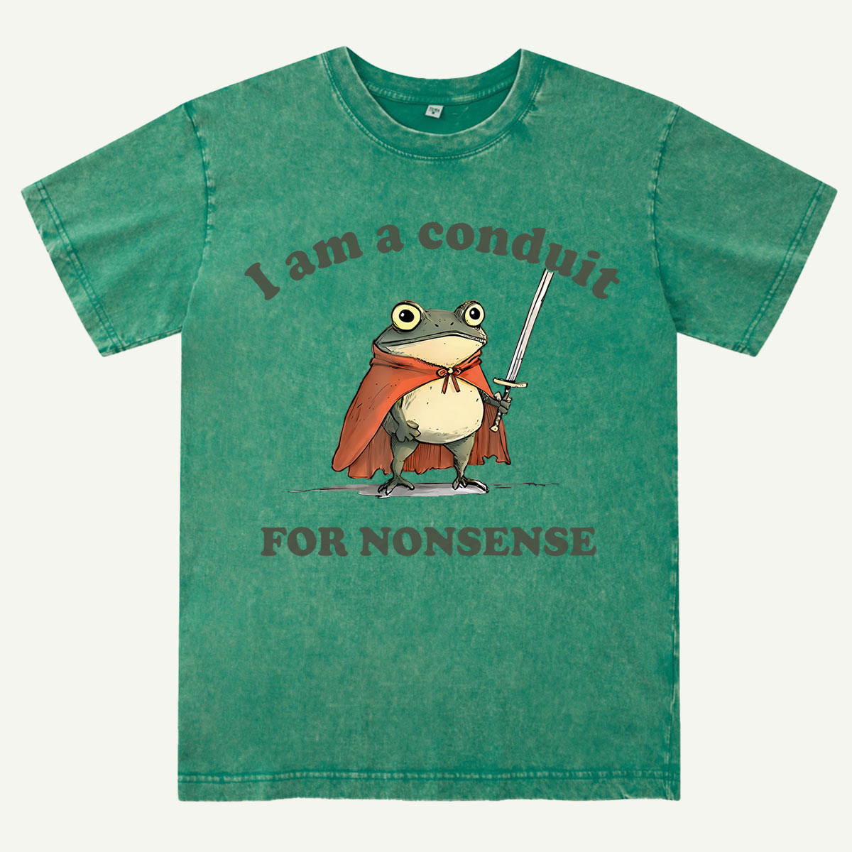 I Am A Conduit For Nonsense Washed T-Shirt