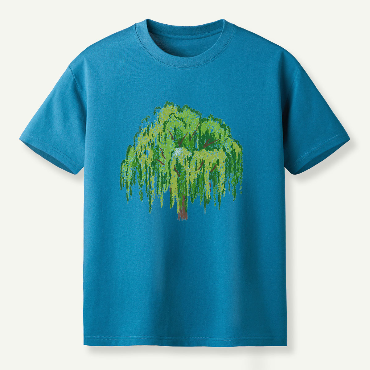 Weeping Willow Tree Watercolor T-Shirt