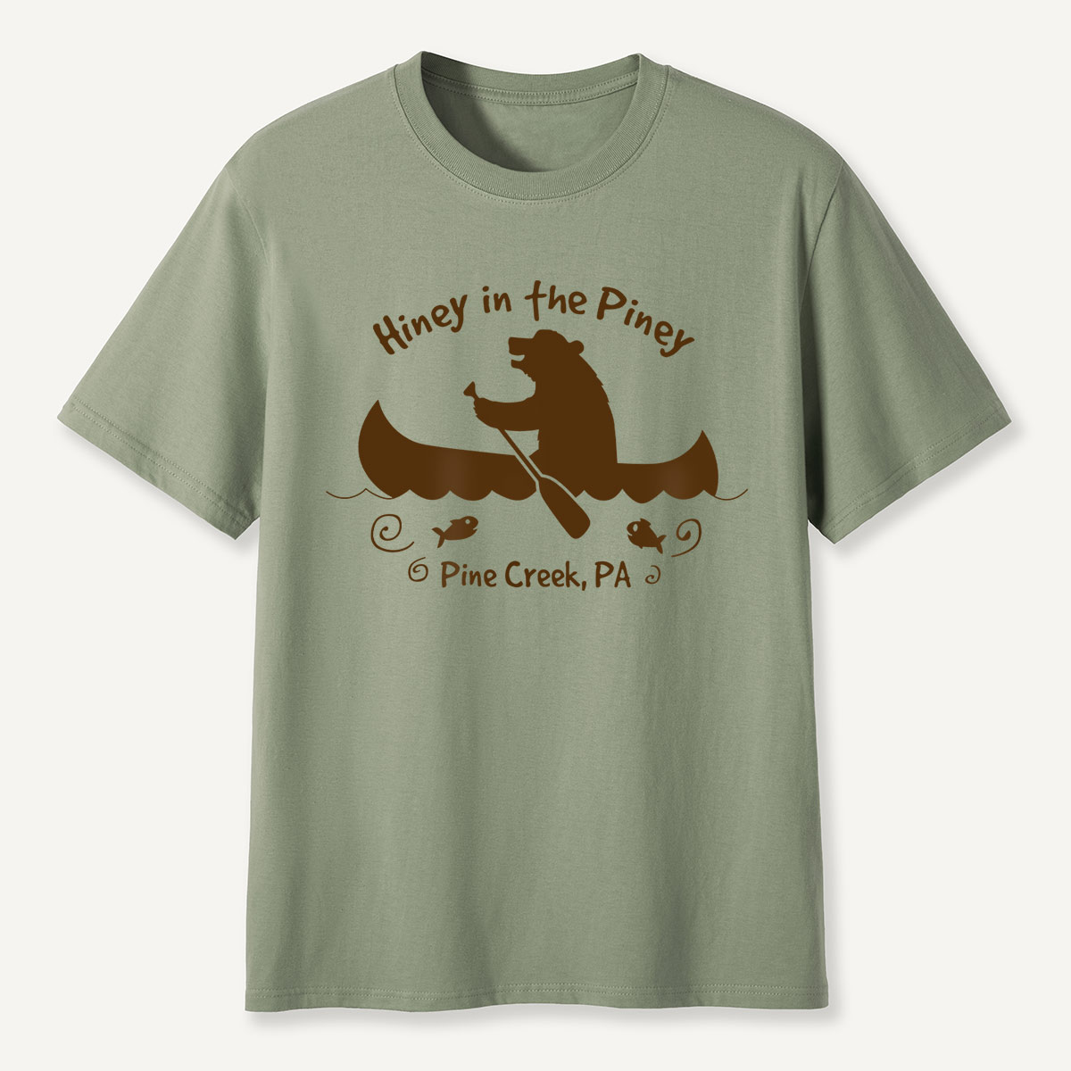 Wholesale Bear In Canoe Tee