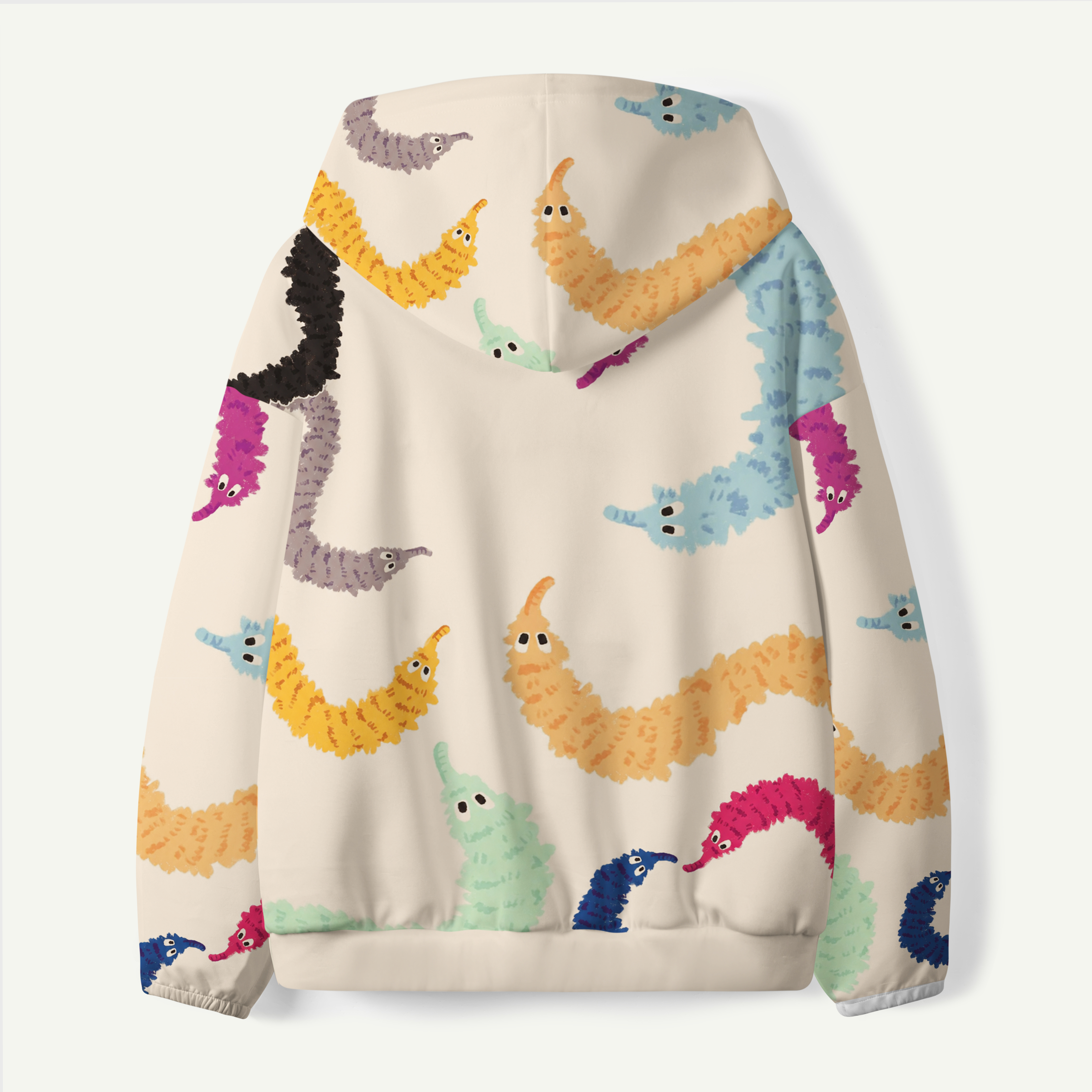 Rainbow Cat Parade Pattern Premium Pure Cotton Tee