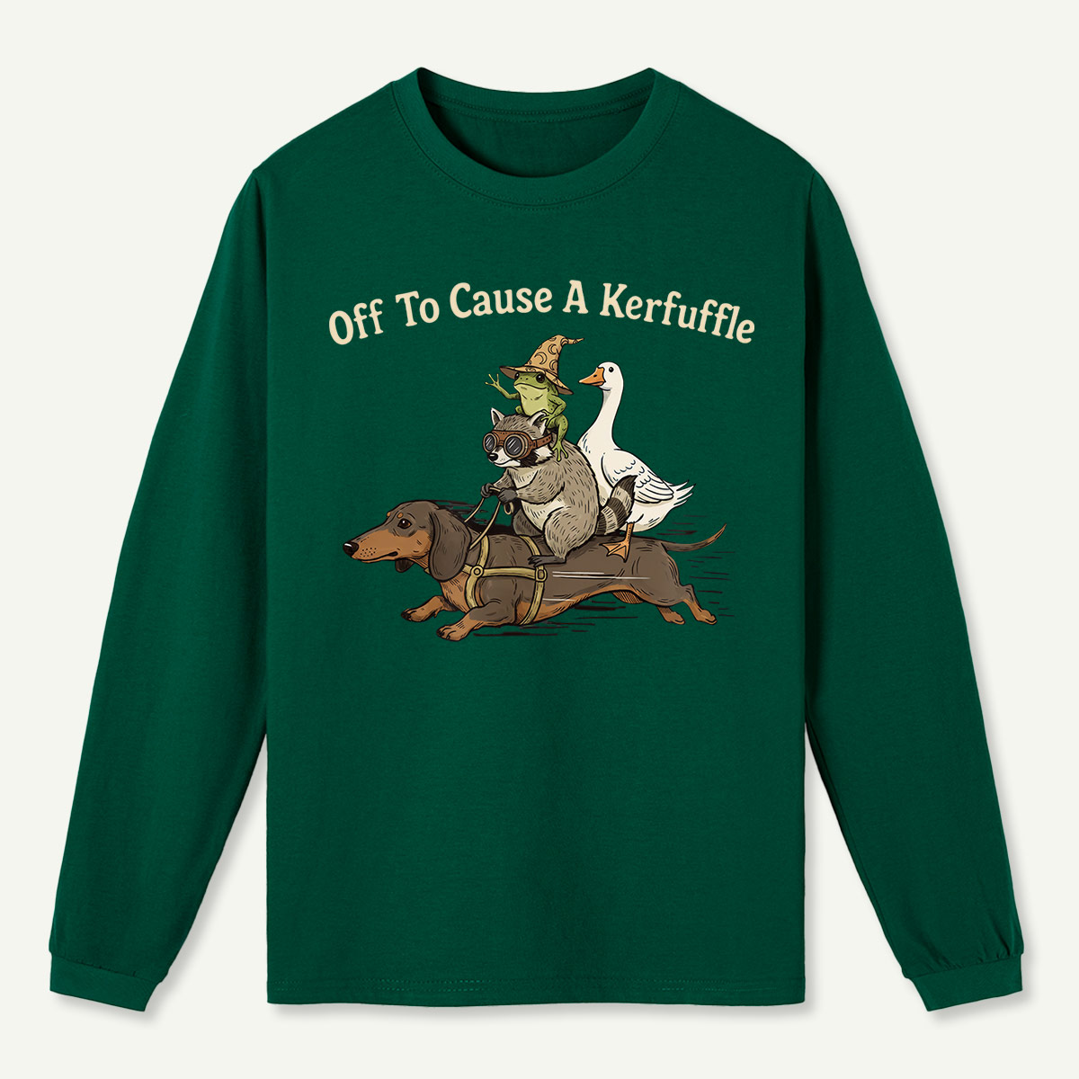Off To Cause A Kerfuffle Long Sleeve T-Shirt