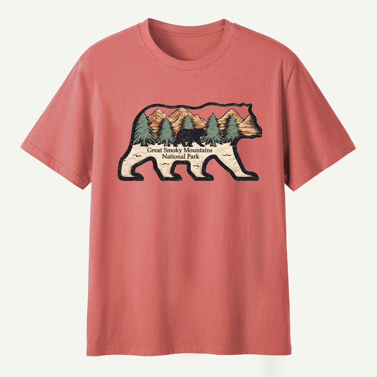 Great Smoky Mountains National Park Black Bear Forest T-Shirt