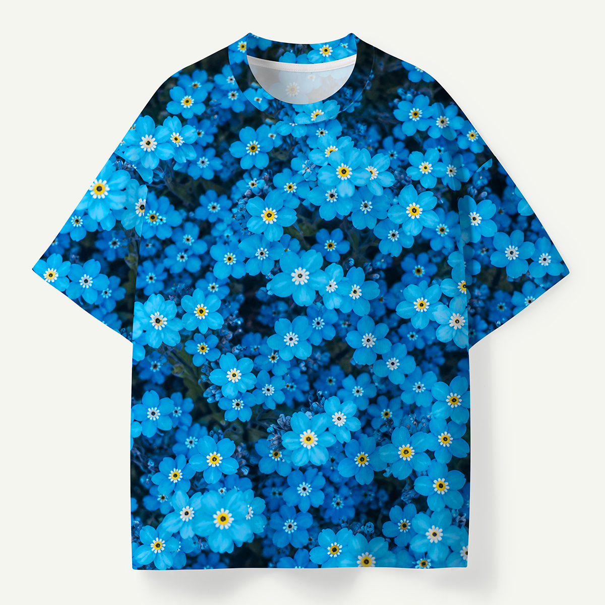 Ocean Blue Wildflower Premium Eco Tee