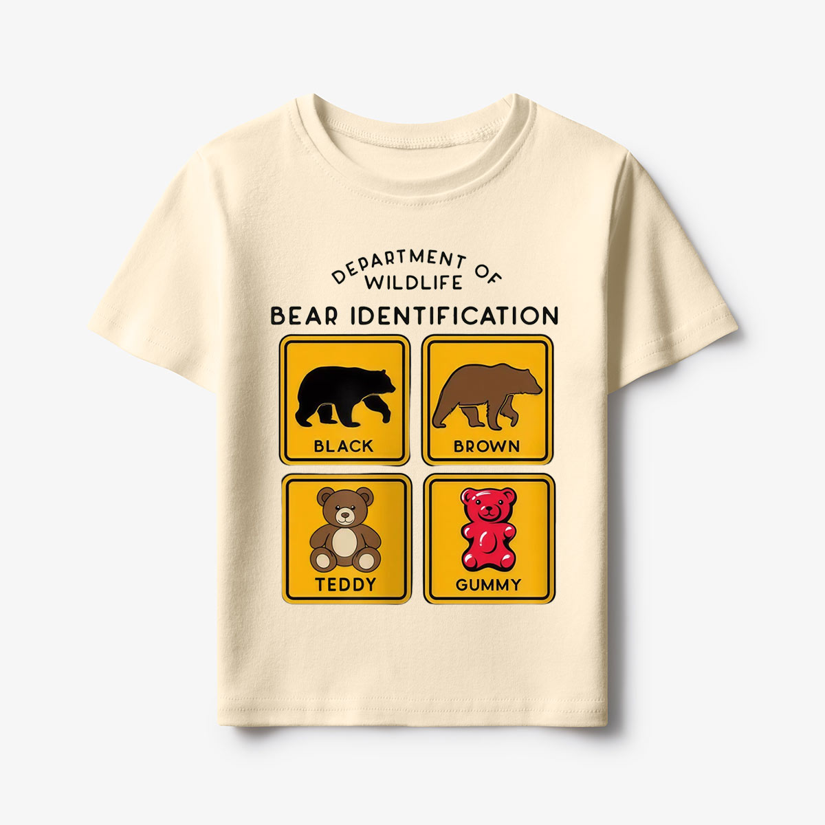 Department of Wildlife Bear Identification Kids T-Shirt