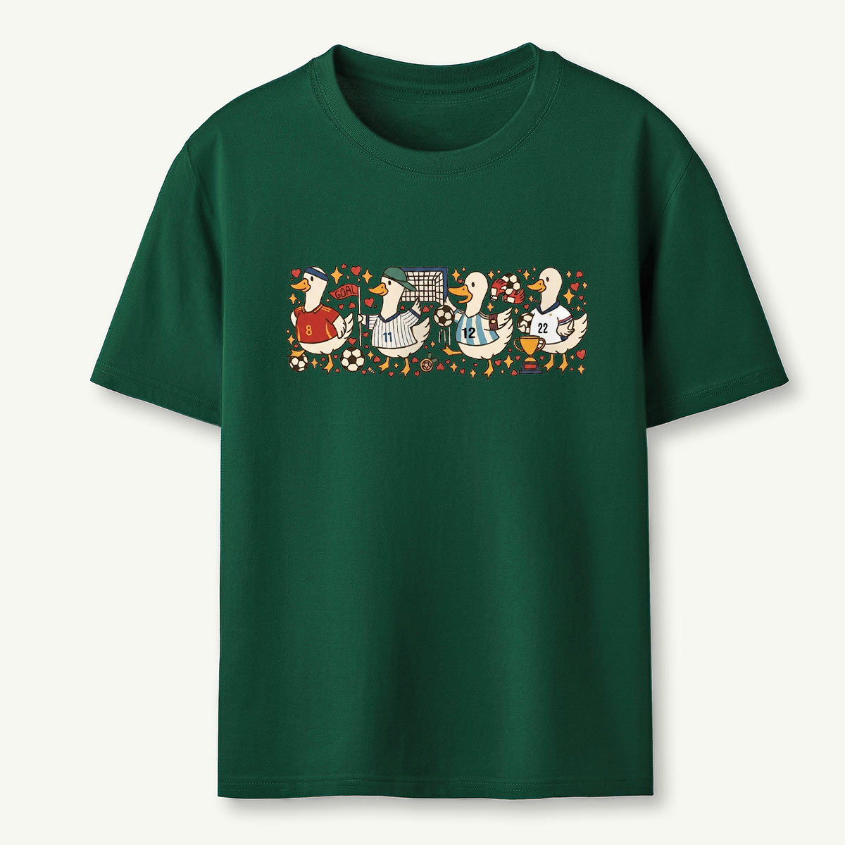 Soccer Ducks Football Team T‑Shirt