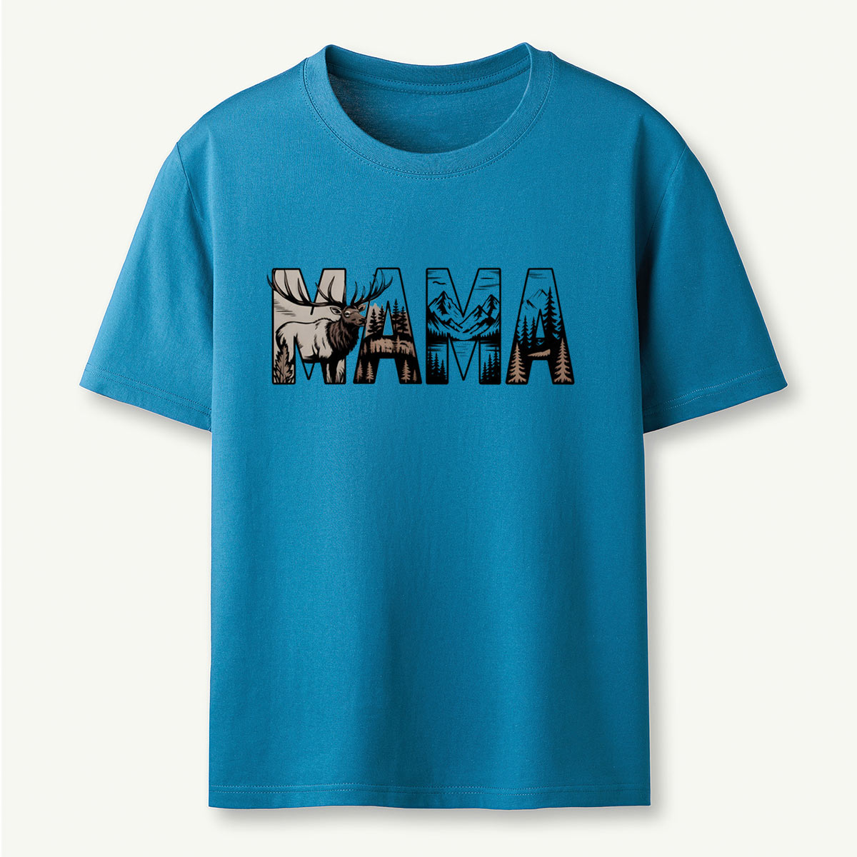 Mama Forest Adventure Hiking and Camping T-Shirt