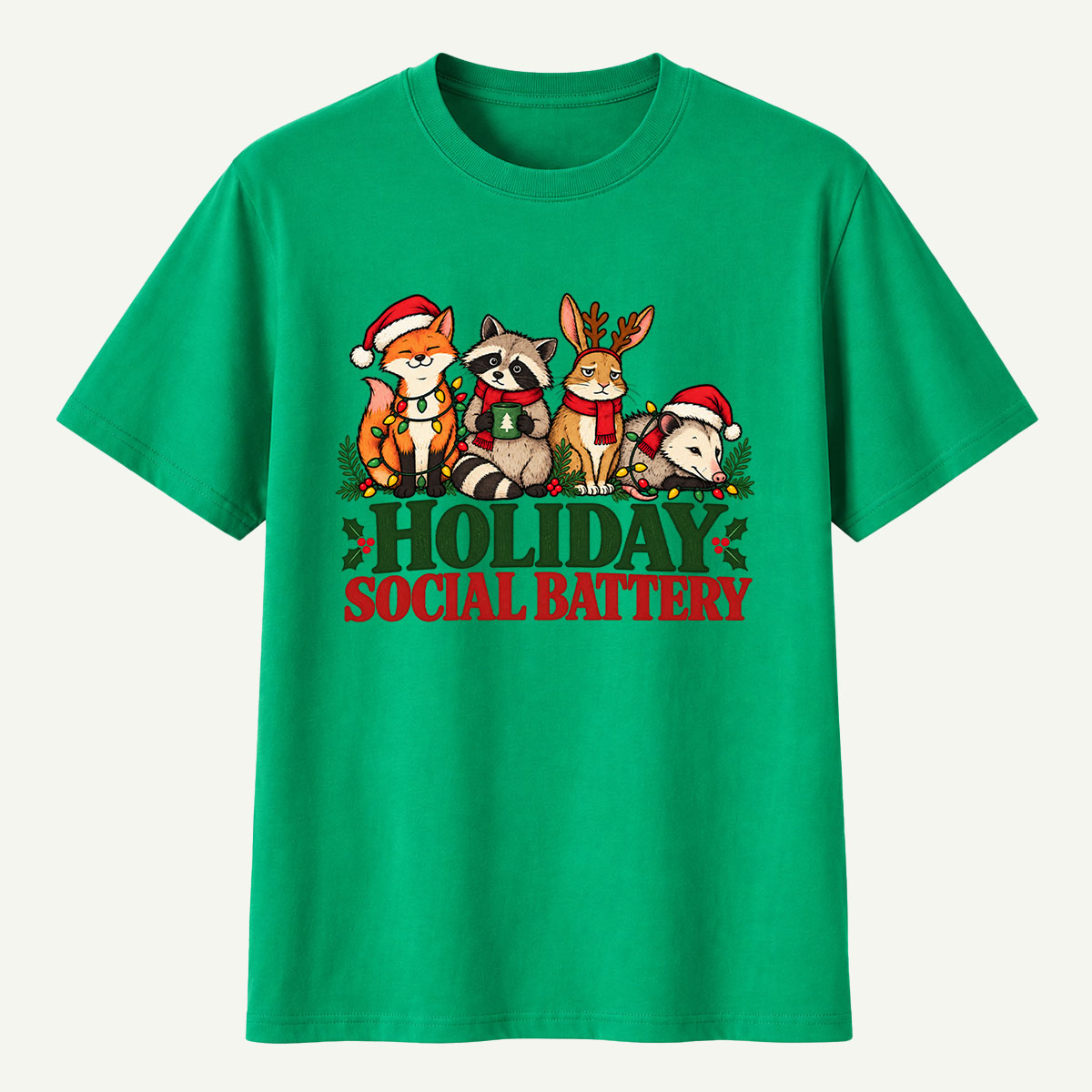 Holiday Social Battery T-Shirt
