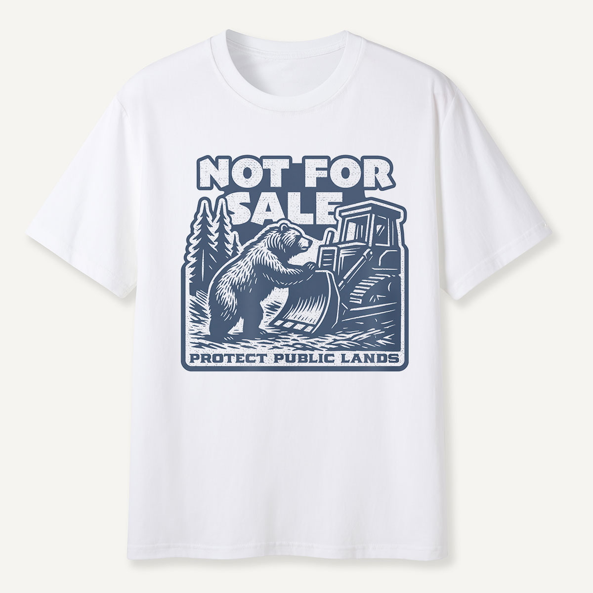 Not for Sale Protect Public Lands Bear Protest T-Shirt
