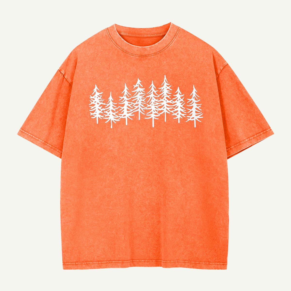 Pine Tree Line Washed T-Shirt