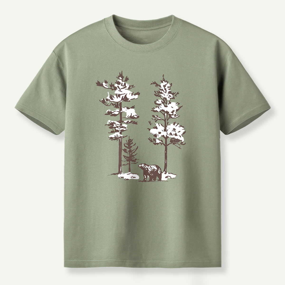 Moose Among The Pine Trees T-Shirt
