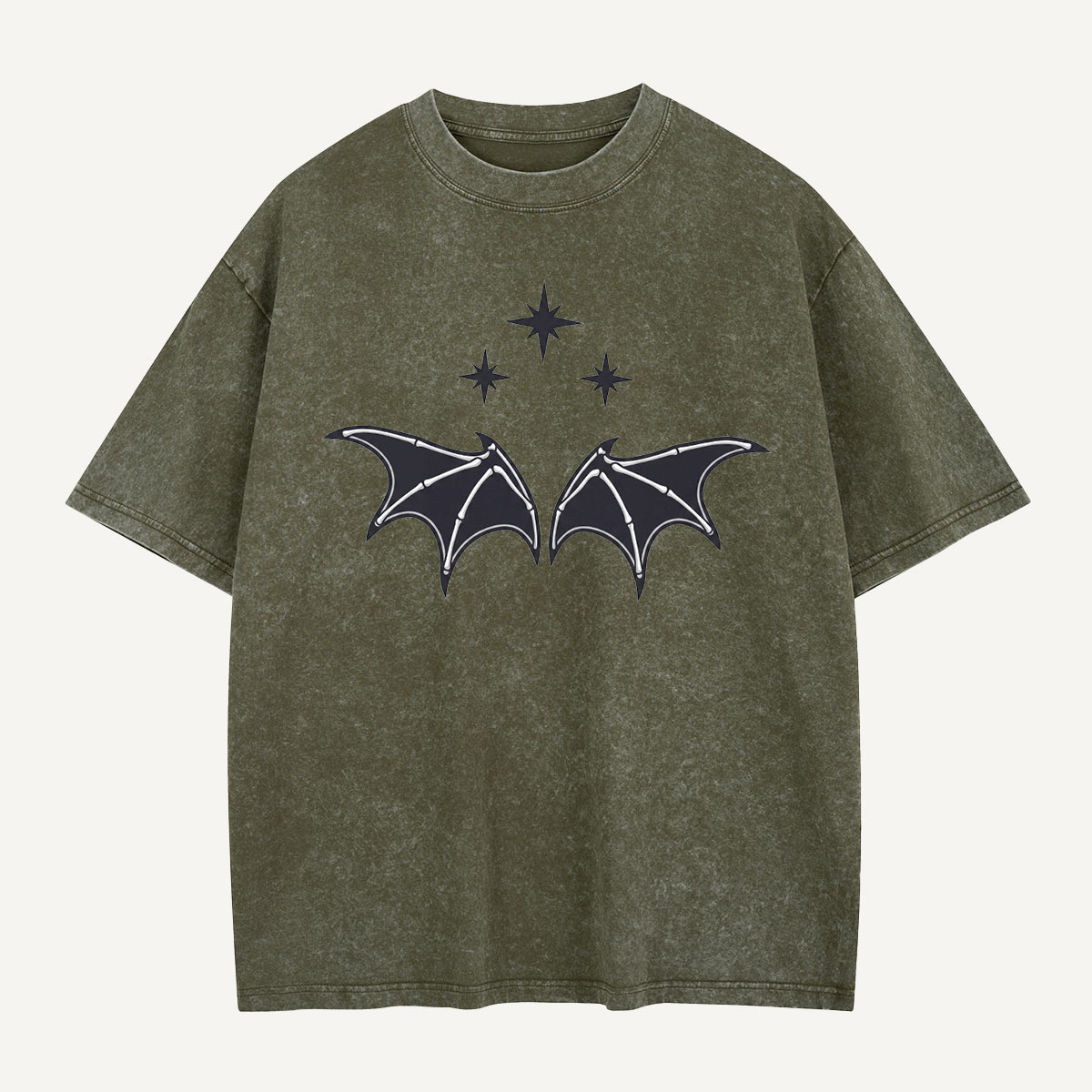 Wings Under the Stars Washed T-Shirt
