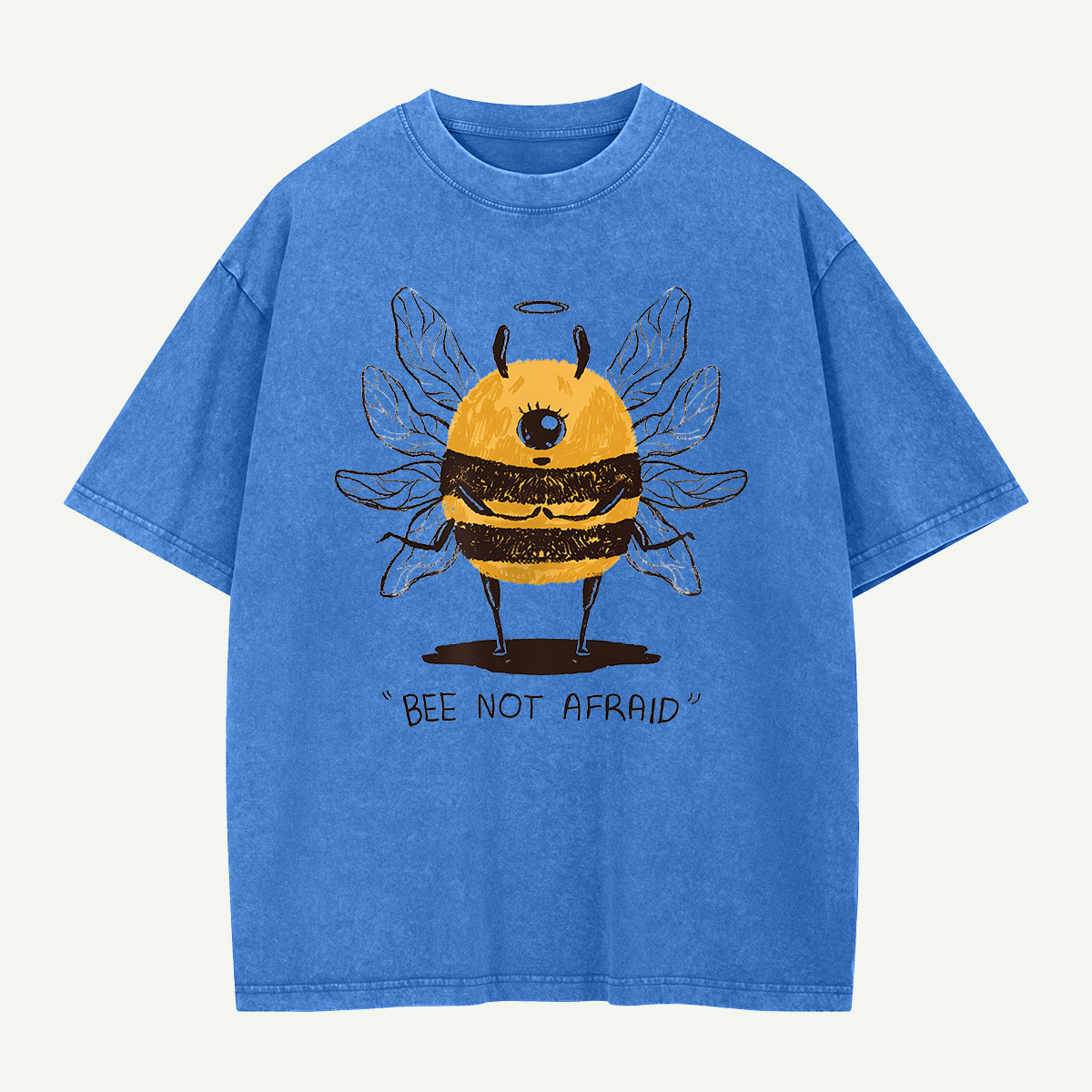 Bee Not Afraid Washed T-Shirt