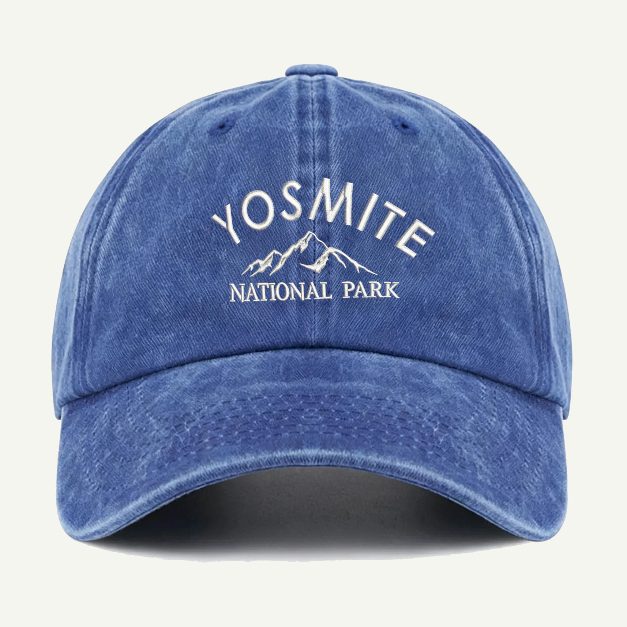 Yosemite National Park Mountain Washed Embroidered Hat