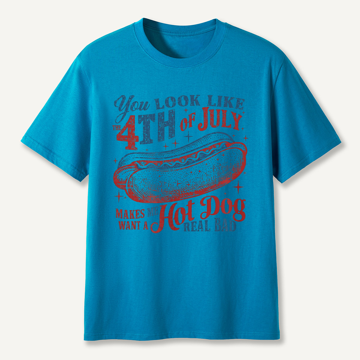You Look Like the 4th of July Hot Dog T‑Shirt