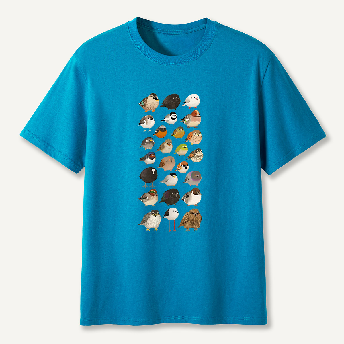 Bird Species Illustration T-Shirt