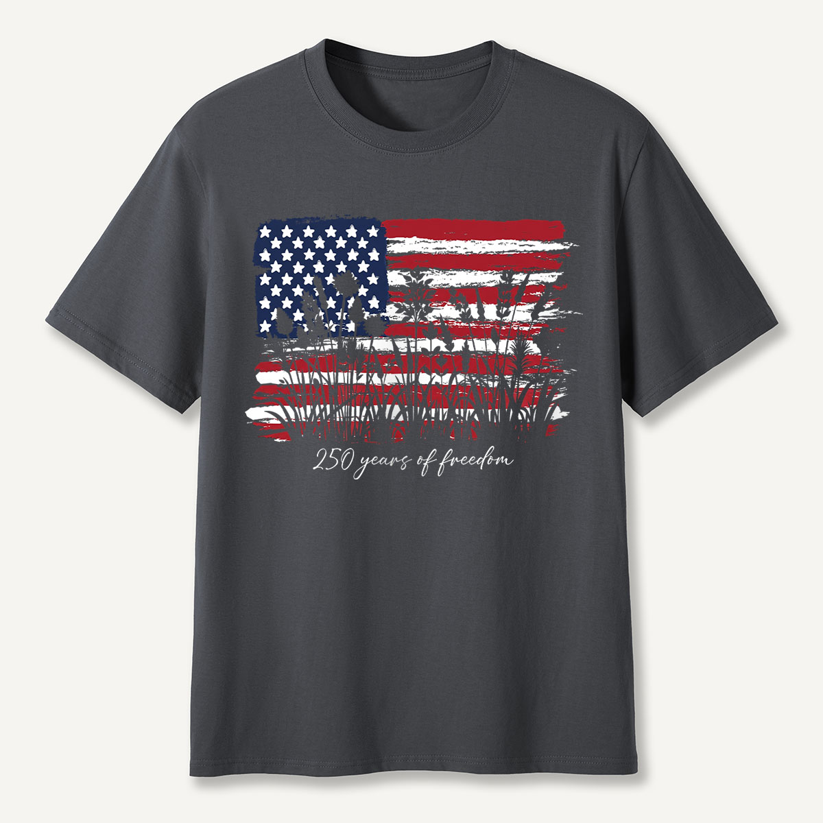 Vintage American Flag 250 Years of Freedom T-Shirt