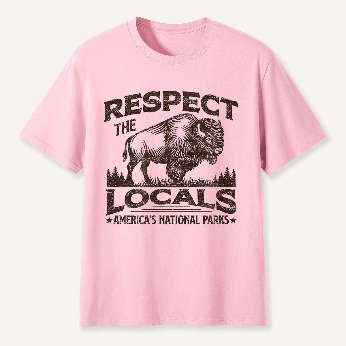 Respect the Locals Bison National Parks T-Shirt