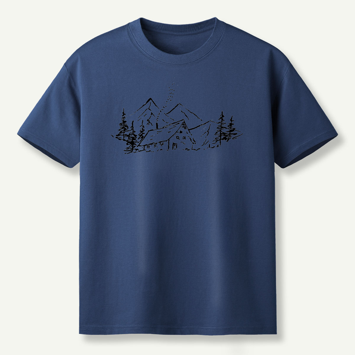 Alpine Cabin Mountain Retreat T-Shirt