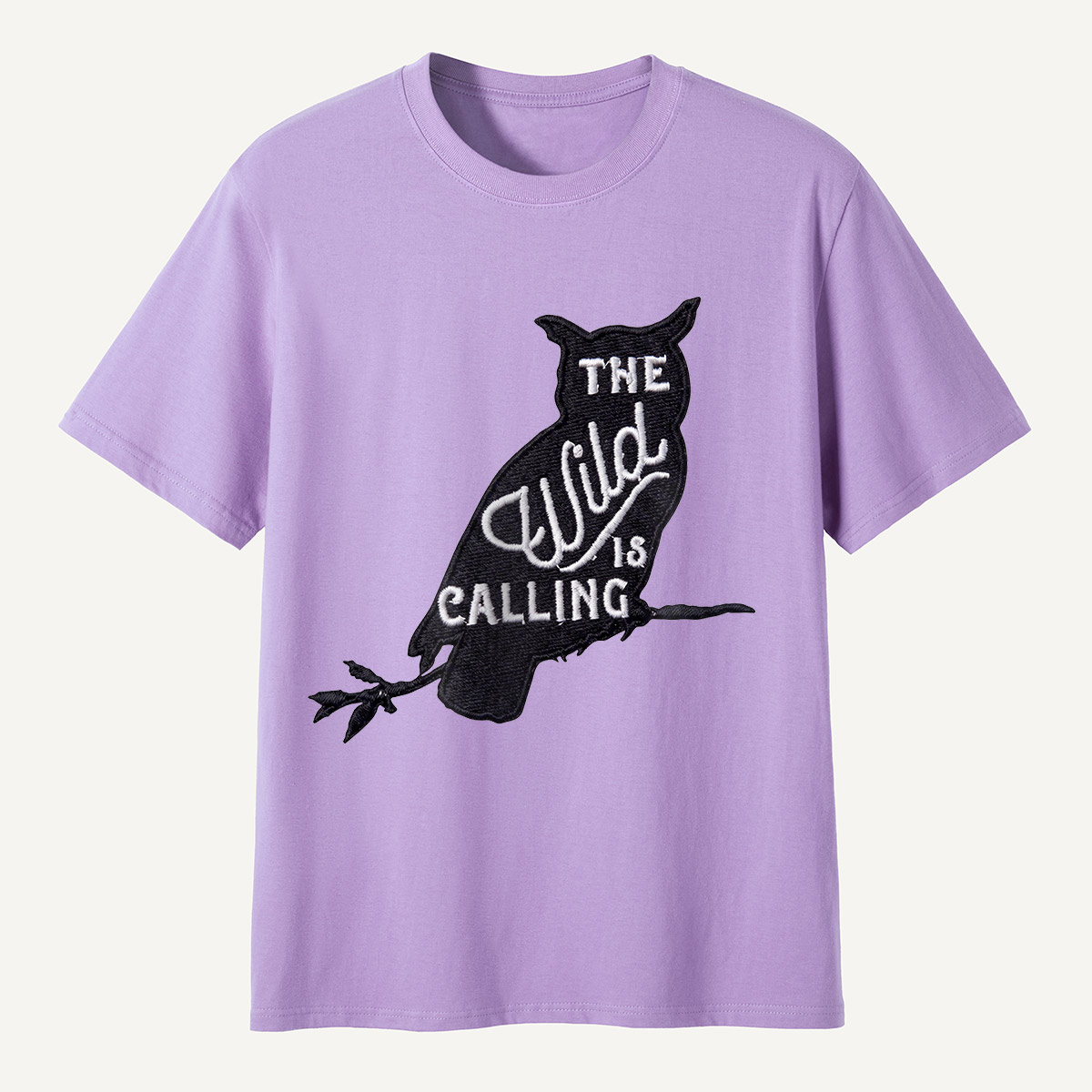 The Wild Is Calling Owl Silhouette T-Shirt