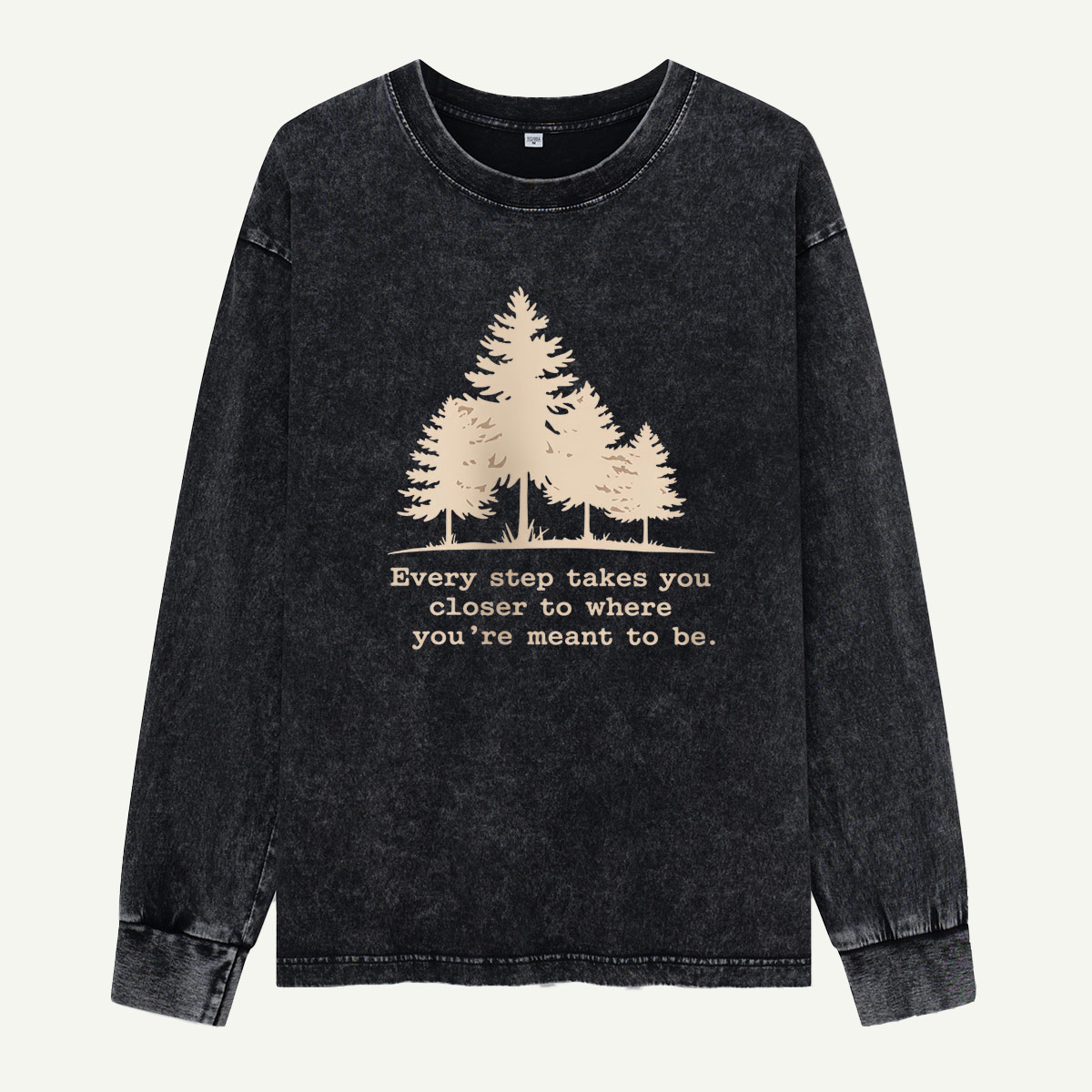 Every Step Leads You Home Washed Long Sleeves