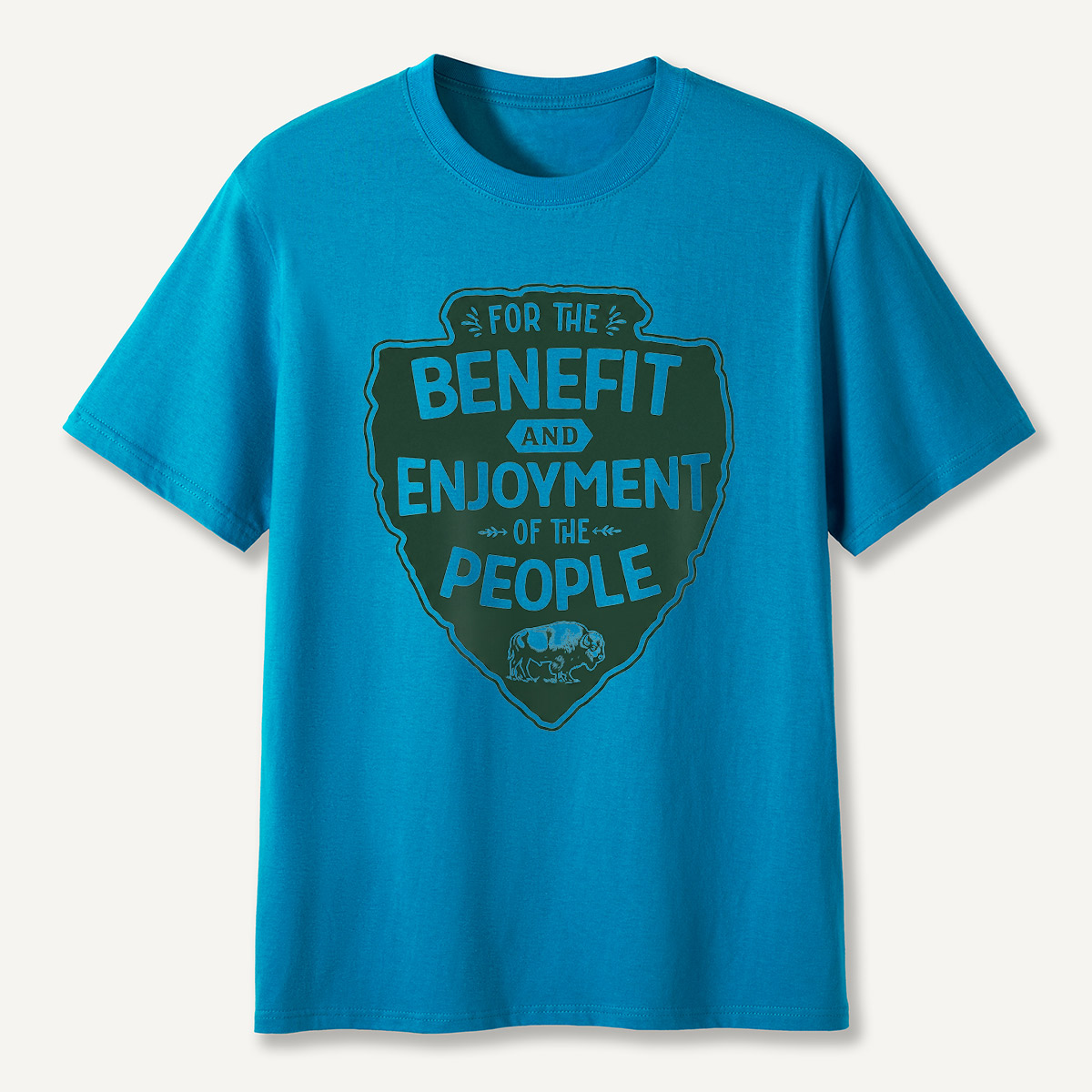 Benefit and Enjoyment of the People Park Badge T-Shirt