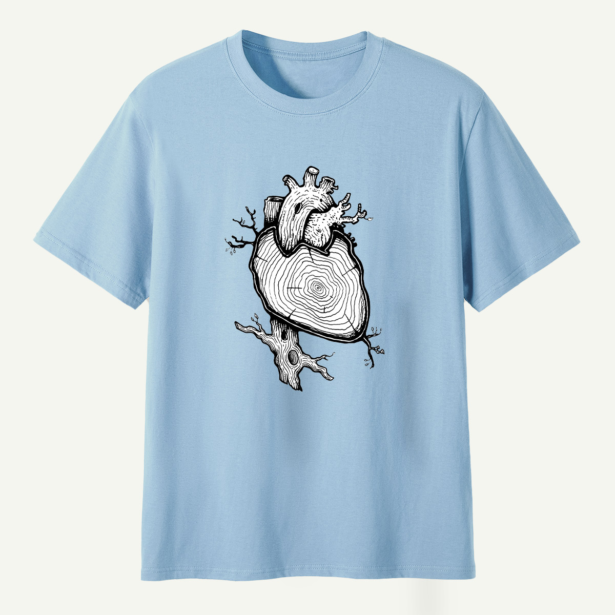 Anatomical Heart In Bloom T-Shirt