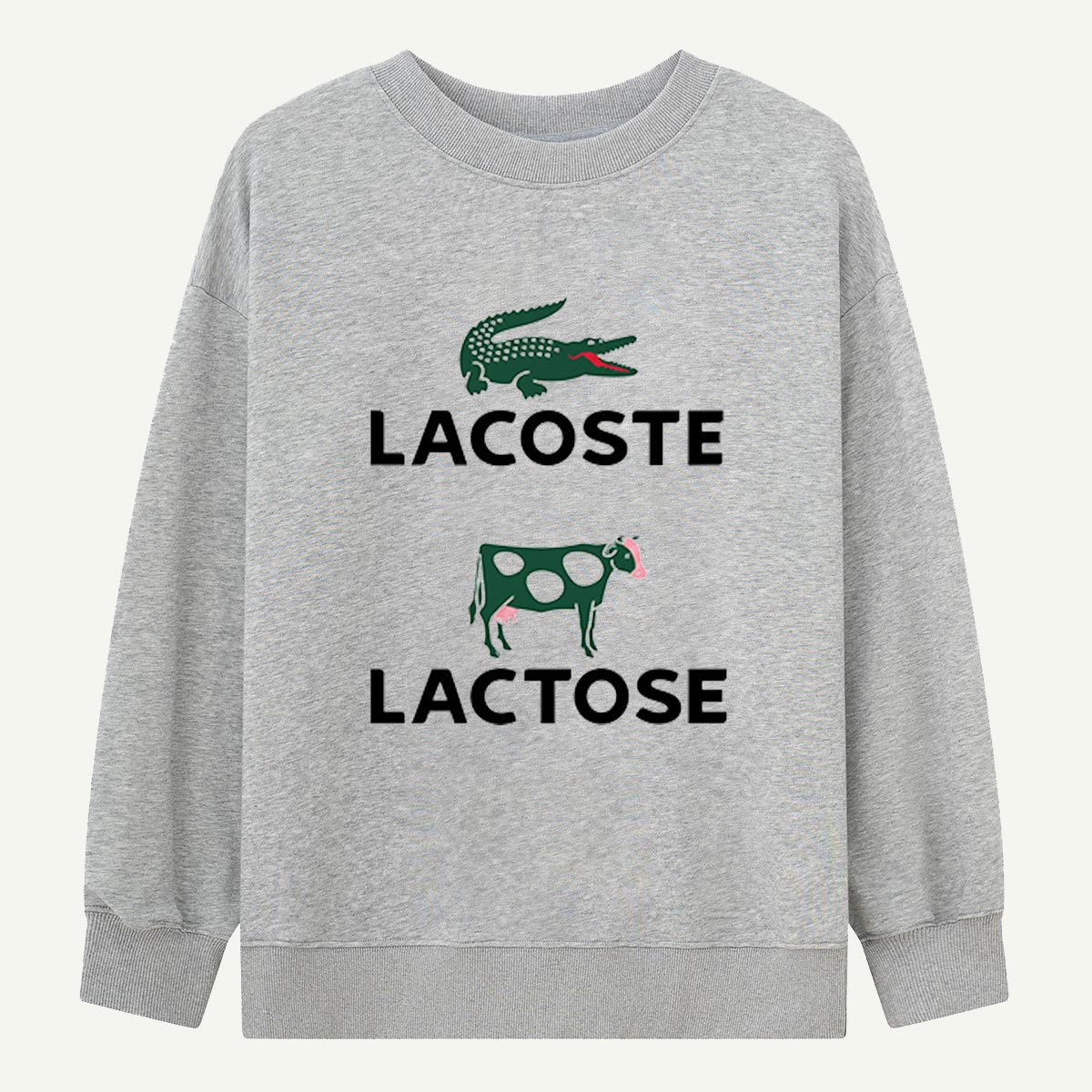 Crocodile Cow Wordplay Sweatshirts