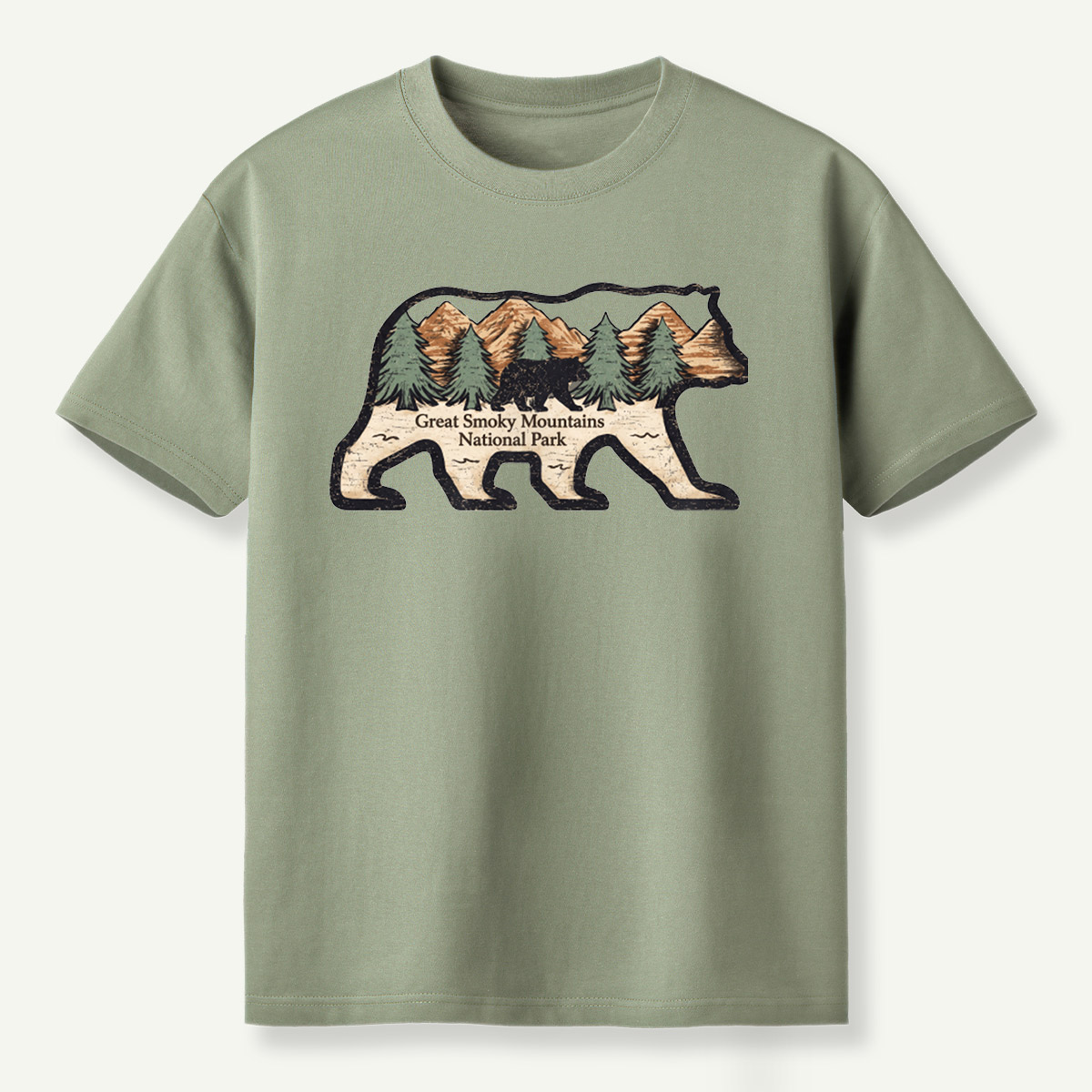 Great Smoky Mountains National Park Black Bear Forest T-Shirt