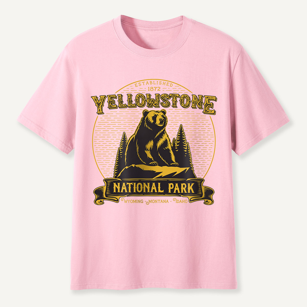 Yellowstone National Park Sitting Bear T-Shirt