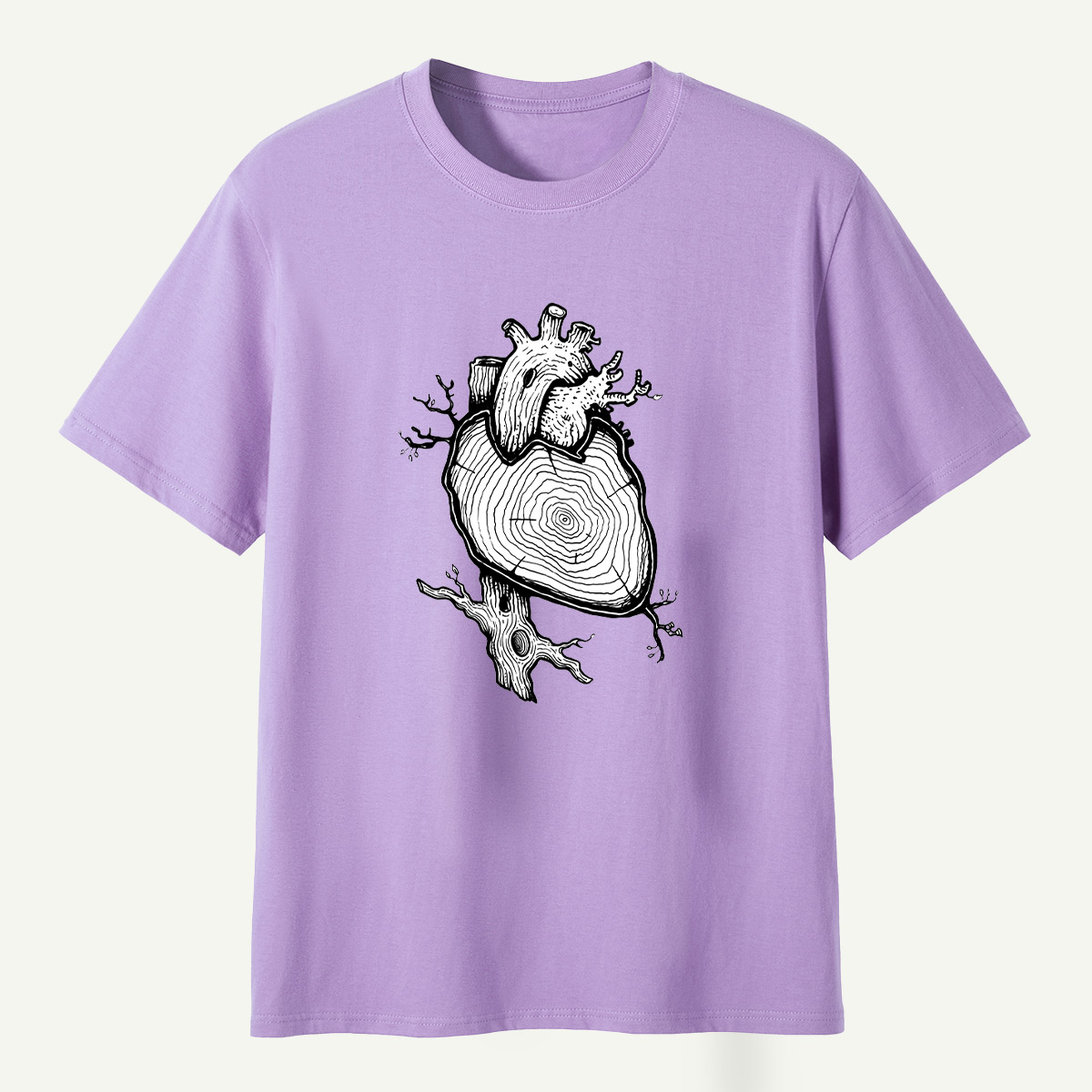 Anatomical Heart In Bloom T-Shirt