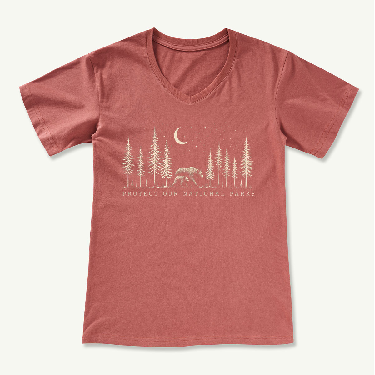 Protect The National Parks Environmental Activism V-neck T‑Shirt