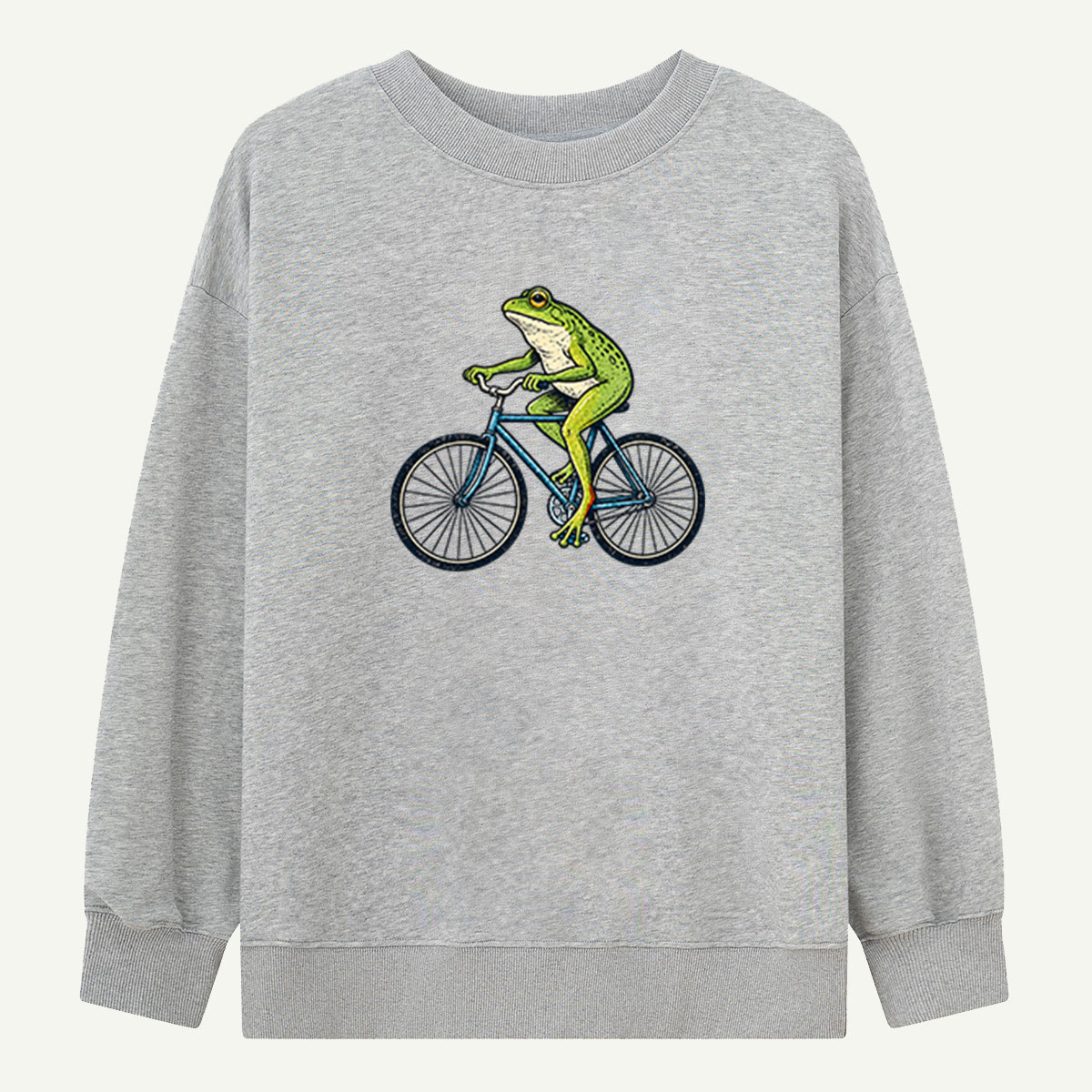 Cycling Frog Nature Adventure Sweatshirts