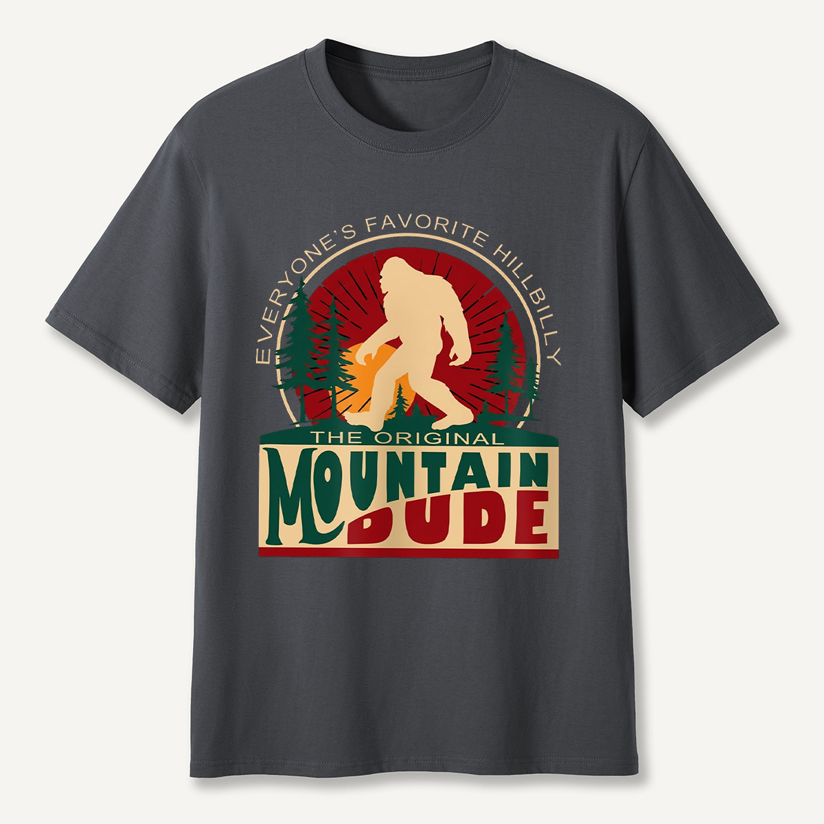 The Original Mountain Dude Cryptid Forest T-shirt