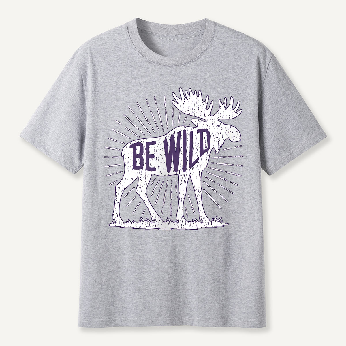 Be Wild Moose Sunburst T-Shirt