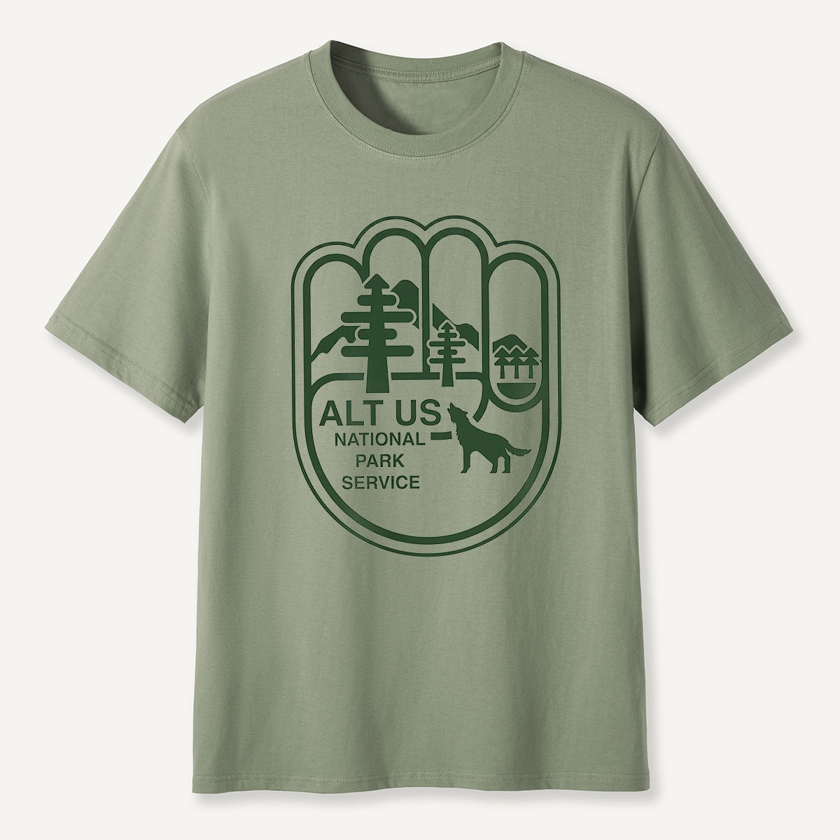 Alt US National Park Service Hand Emblem T-Shirt